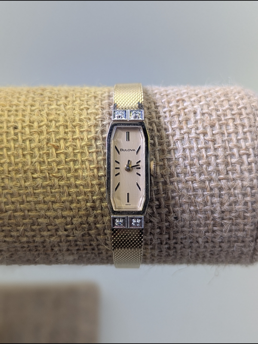 ✨ Vintage Bulova 1974 Women’s Cocktail Watch - 10K RGP, Diamond Accents ✨